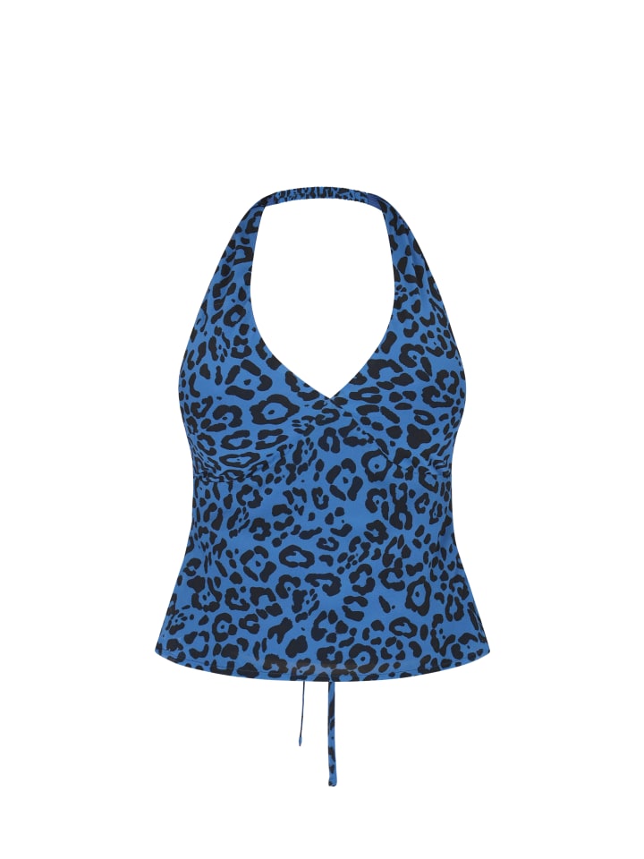 Women Top in blue black
