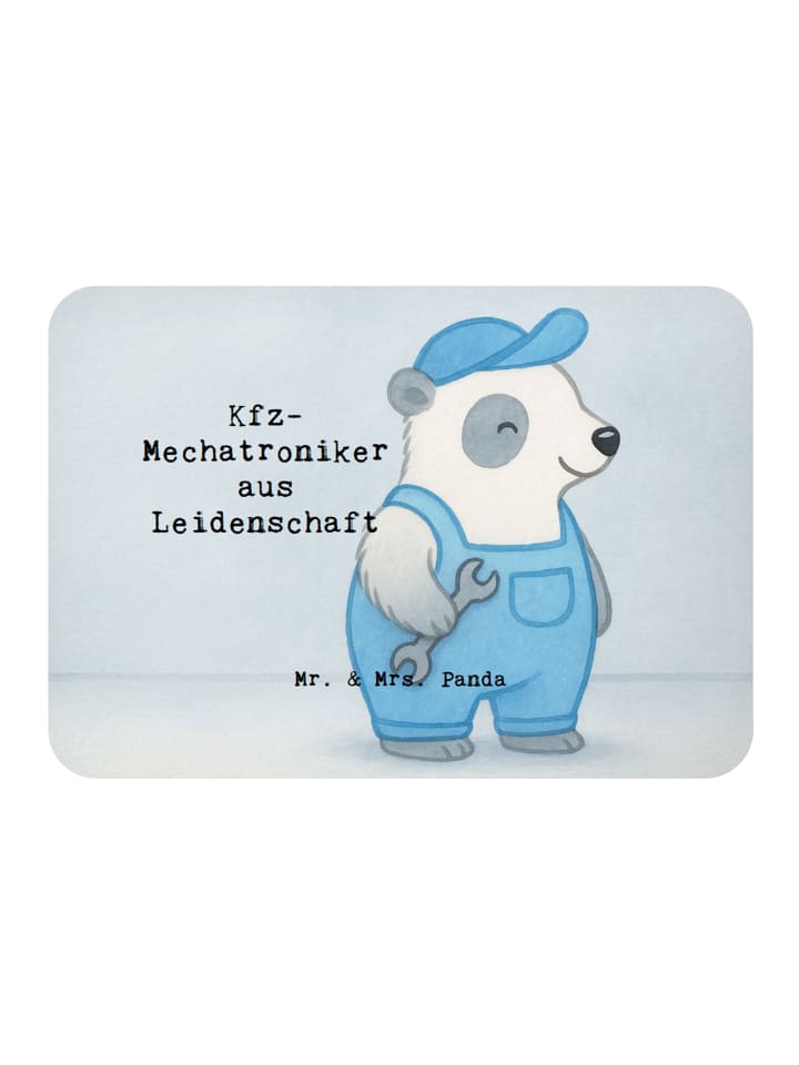 Kühlschrankmagnet Kfz-Mechatroniker Leidenschaf... in Weiß