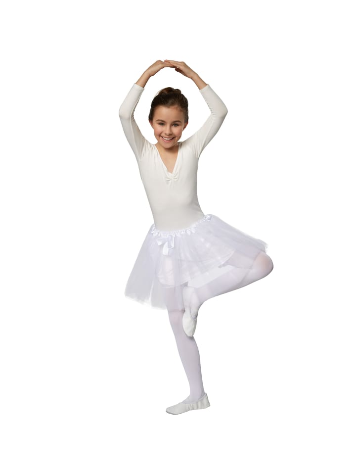 Tutu, bequemes Faschingskostüm-Basic aus 3-lagigem Tüll mit Gummizug