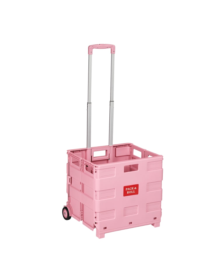 Einkaufstrolley in Rosa