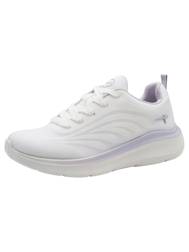 WIDE FIT Sneaker in WHITE/LILAC