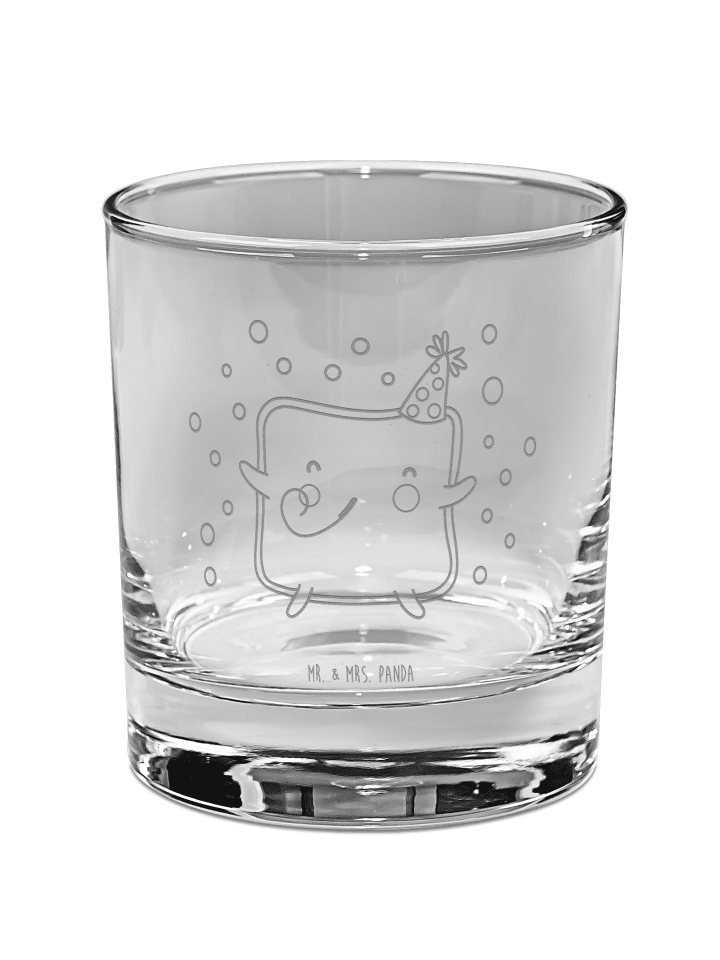 Whiskeyglas Toast Party ohne Spruch in Transparent