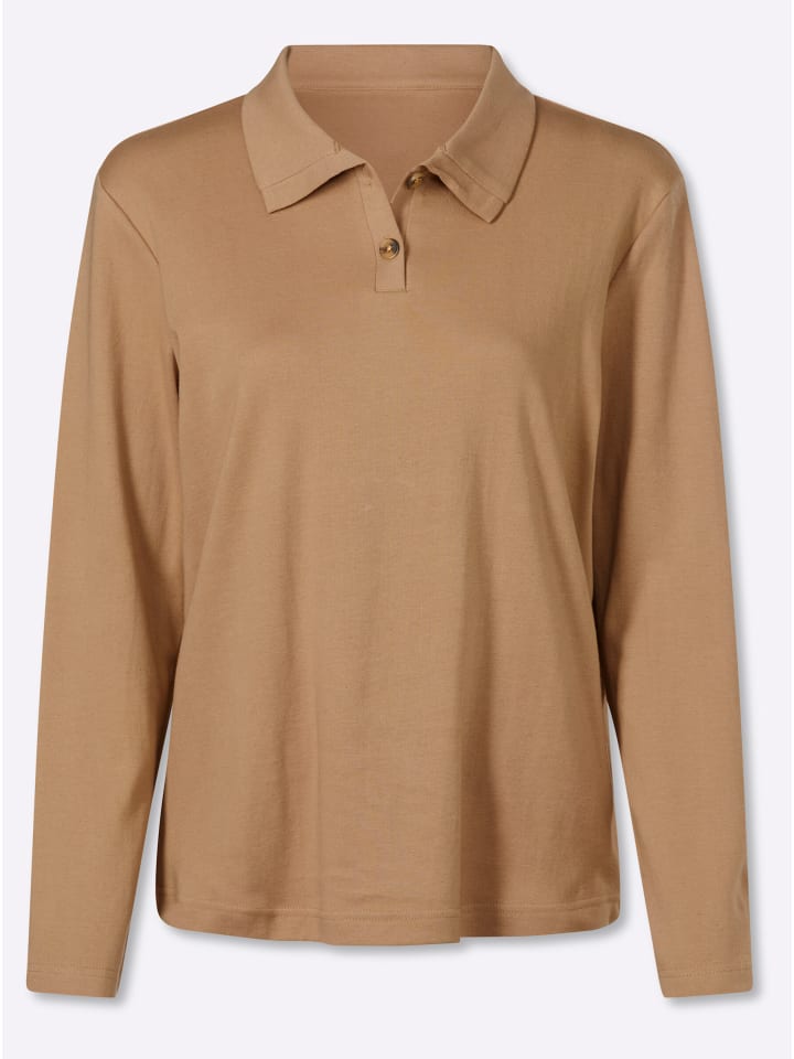 Sweatshirt in camel