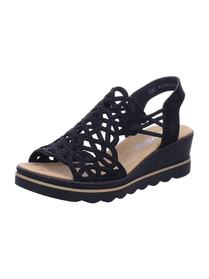 Sandalette in schwarz