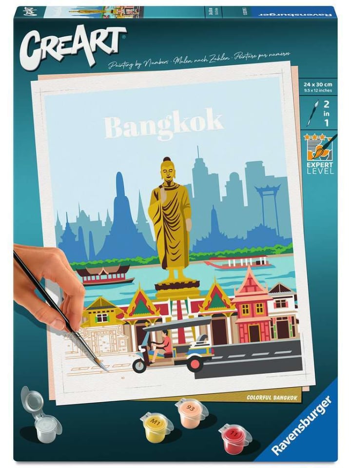 Ravensburger Kreativität Farbenfrohes Bangkok in bunt