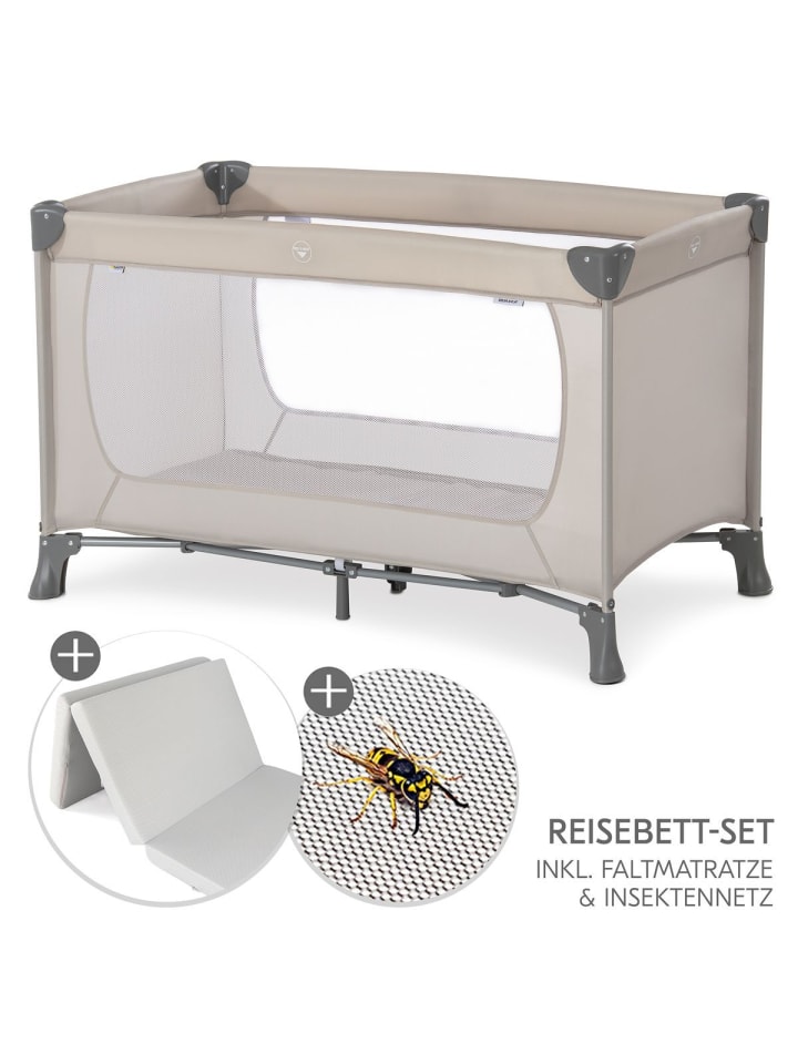 Reisebett Dream N Play inkl. Komfort in beige
