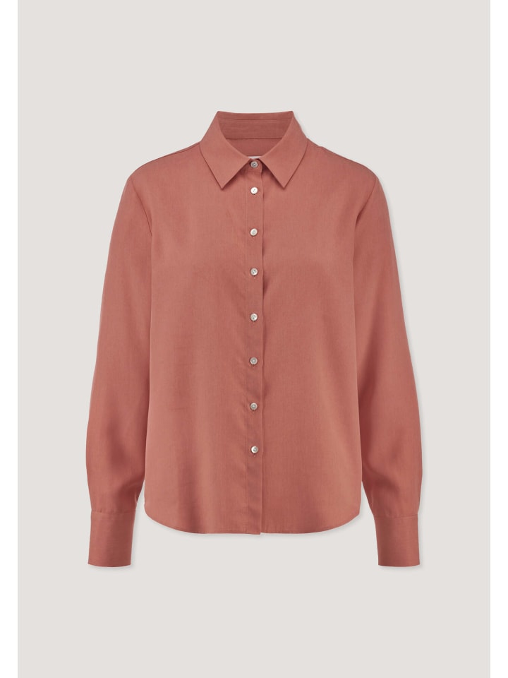 Bluse in pfirsichrot