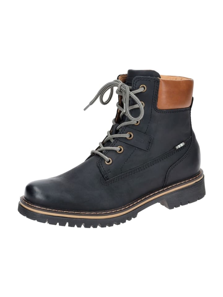 Schnürboots in Schwarz