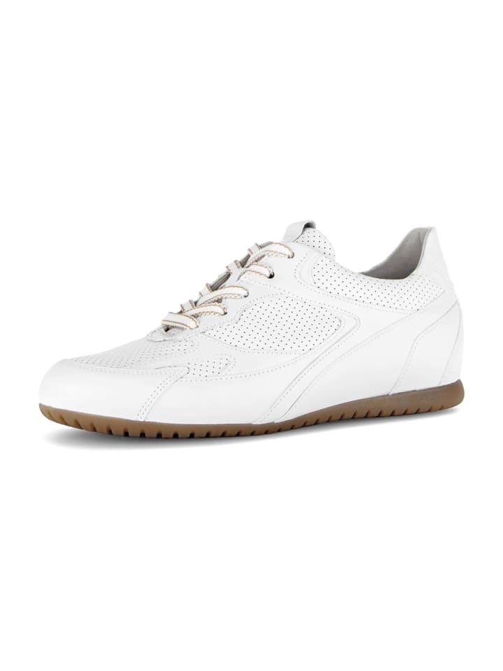 Sportliche Schnürschuhe in Weiß
