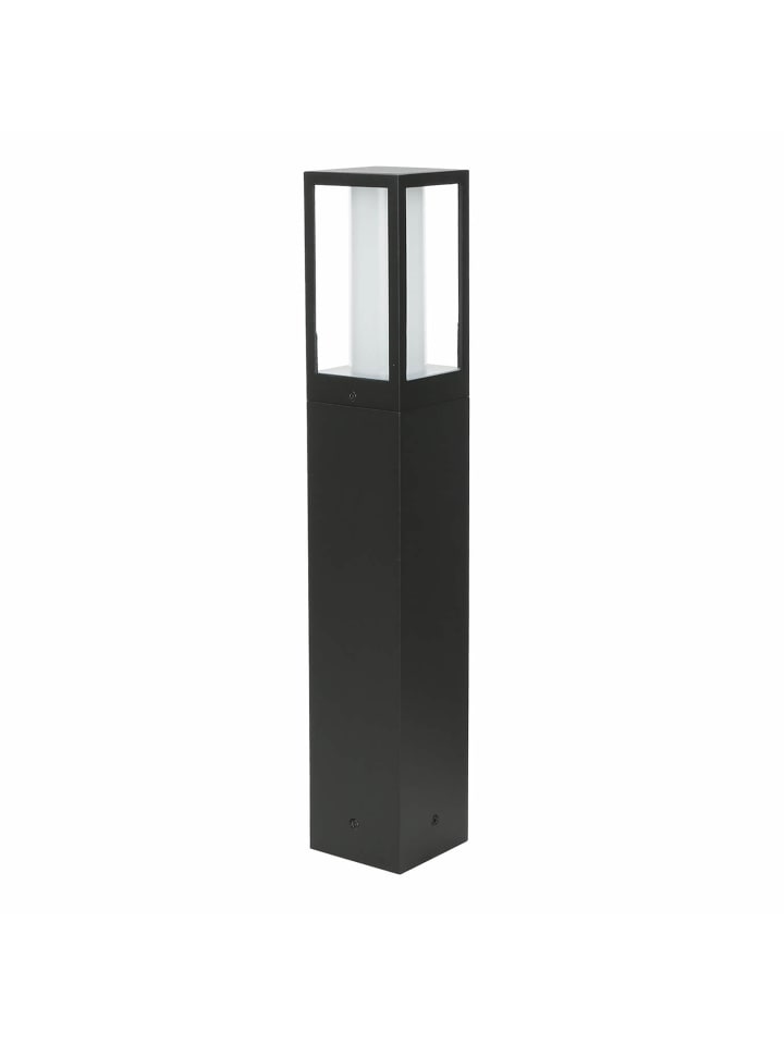 Wegeleuchte (B)7.5 x (L)7.5 x (H)45 cm in Schwarz Weiß