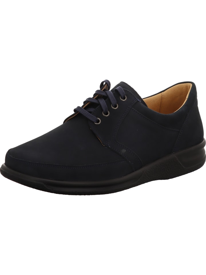 Schnürschuh in blau