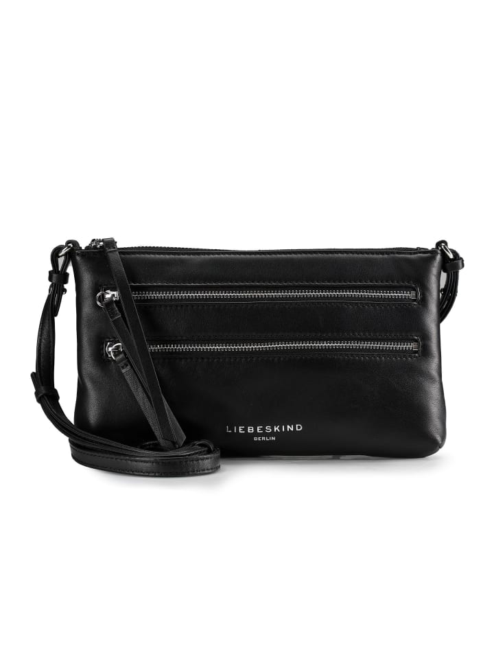 Zena Umhängetasche S Leder 25 cm black