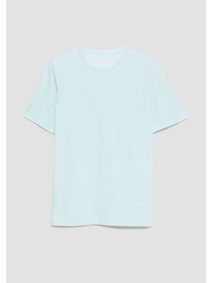 T-Shirt in 64D3_helles türkis