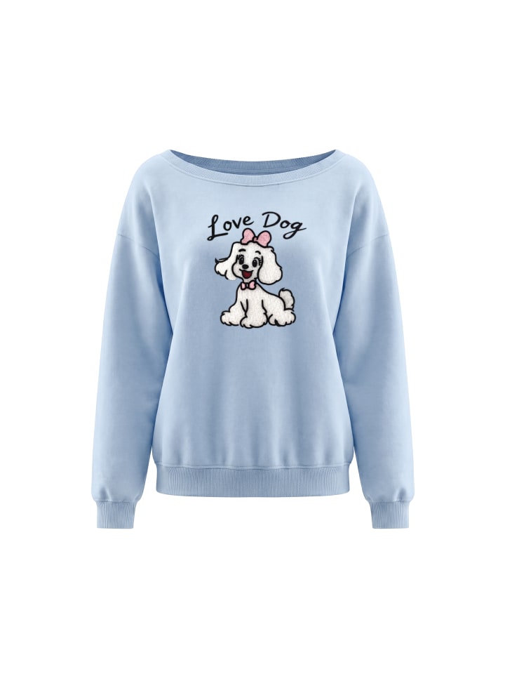 Women Sweatshirt in Light Blue