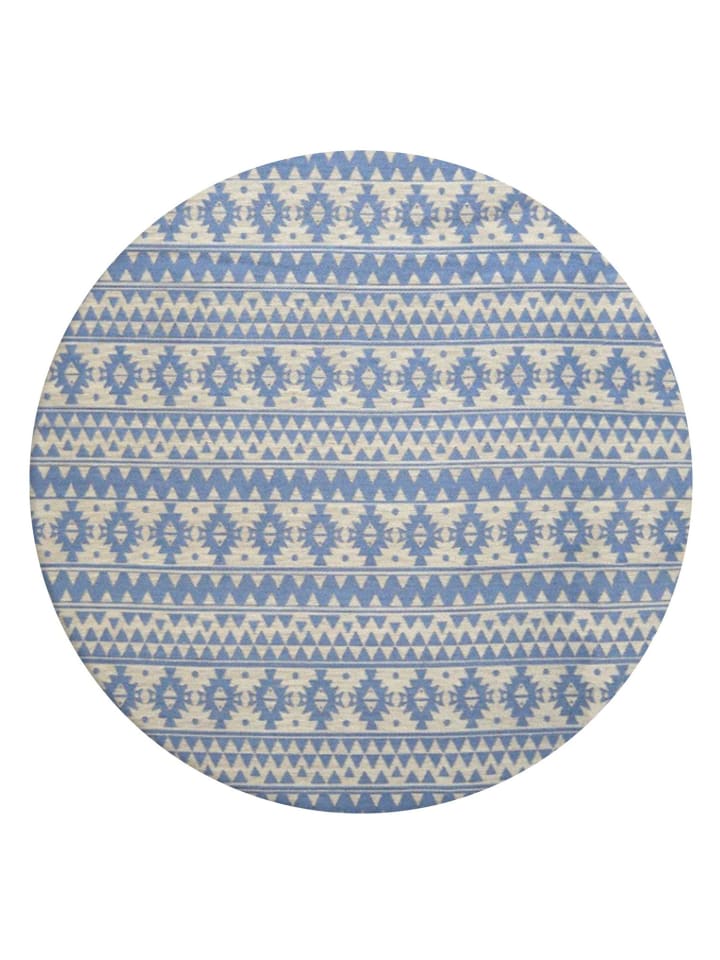 Flachgewebe Teppich Severin 210 in Hellblau