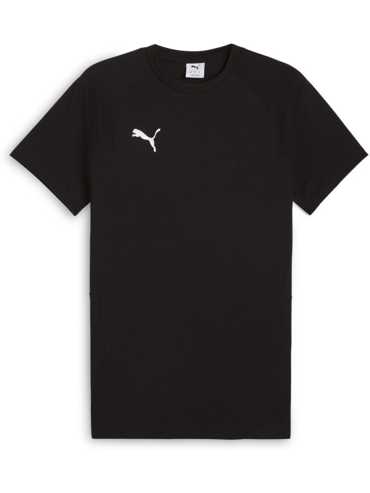 T-Shirt "TeamEVOSTRIPE Tee" in Schwarz