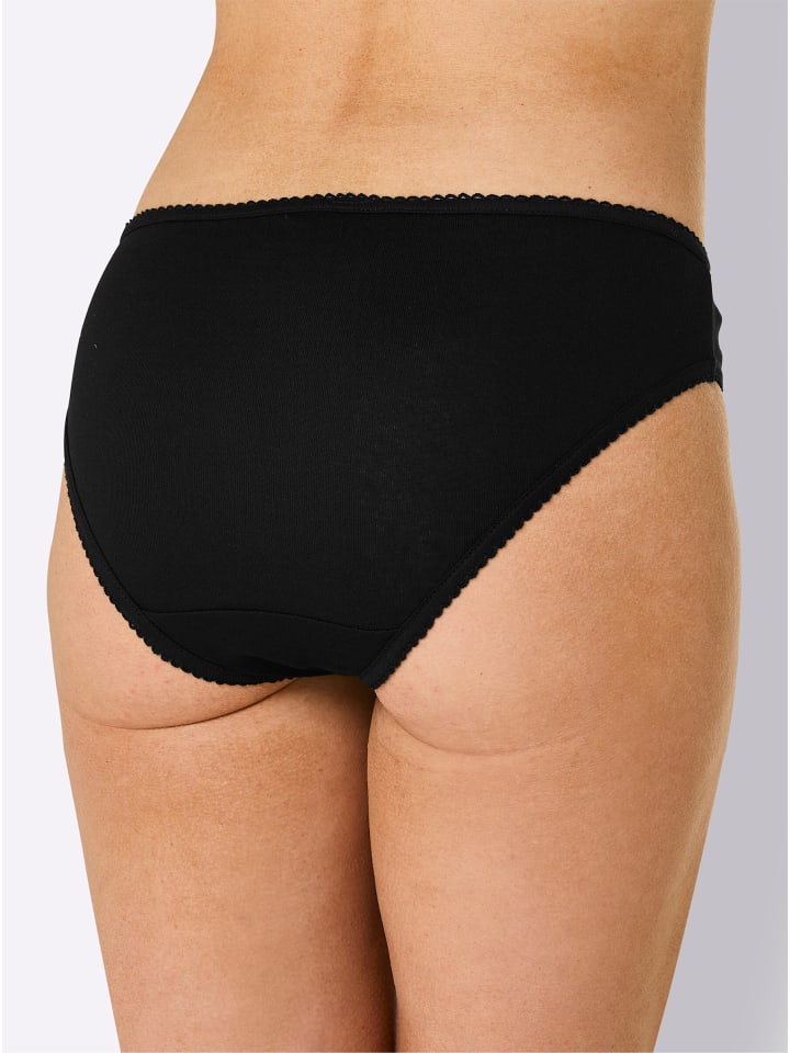Bikinislip in schwarz