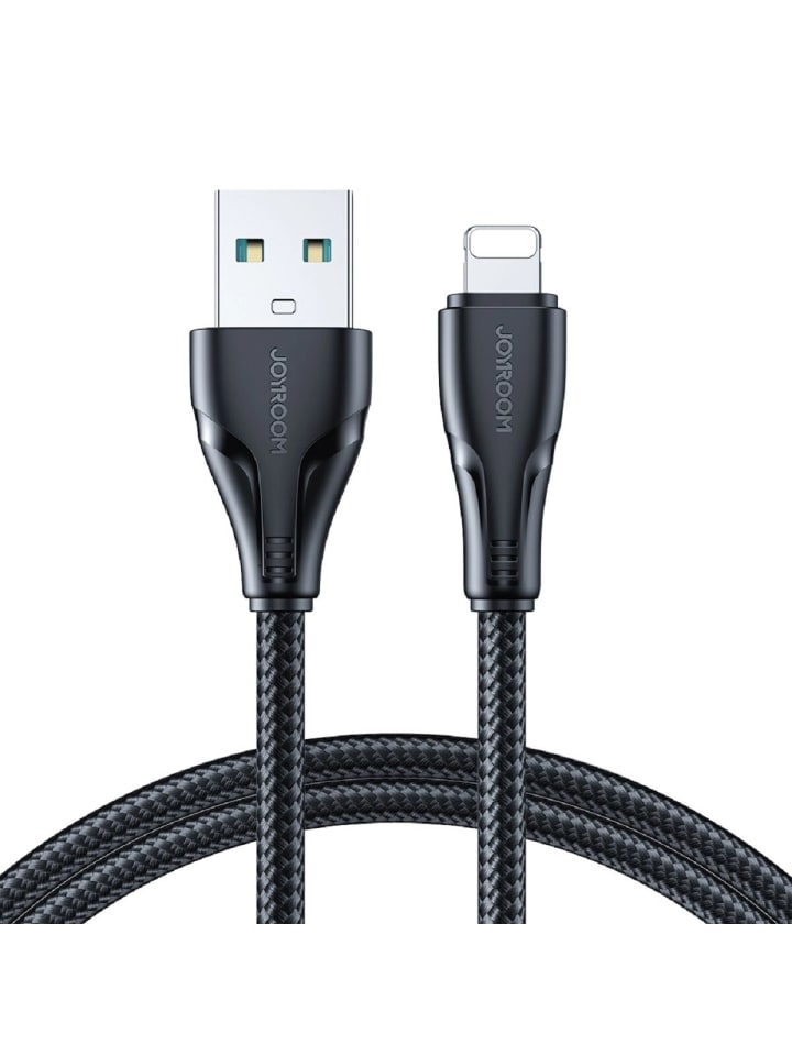 Joyroom Ladekabel Handykabel USB Kabel kompatibel mit iPhone in Schwarz