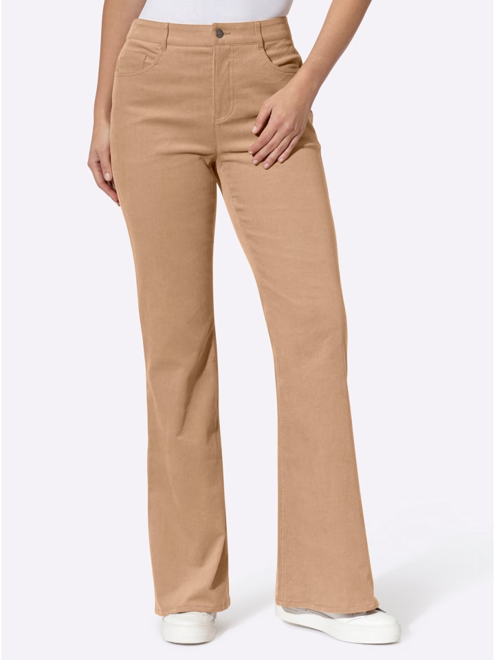 Cord-Hose in camel