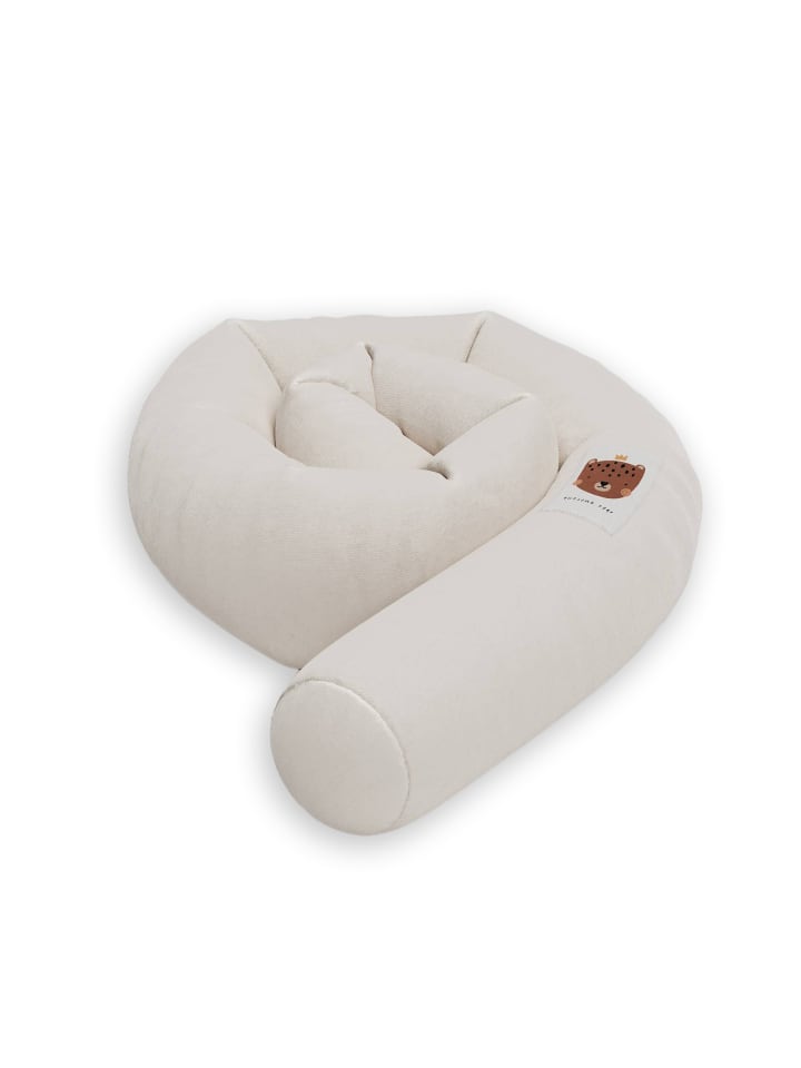 Sämann Nestchenschlange Cozy "Cute Tiger Coconut Milk" 190 cm Bettschlange