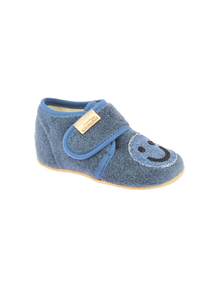 Hausschuh Frottee in Denim