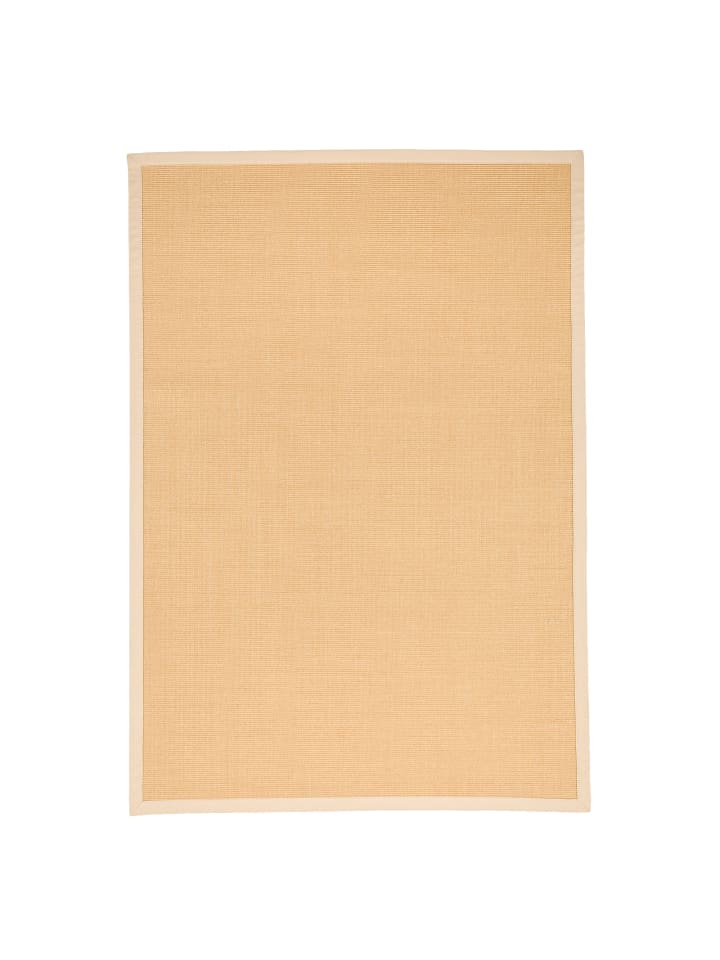 Sisal Teppich mit Bordüre in beige