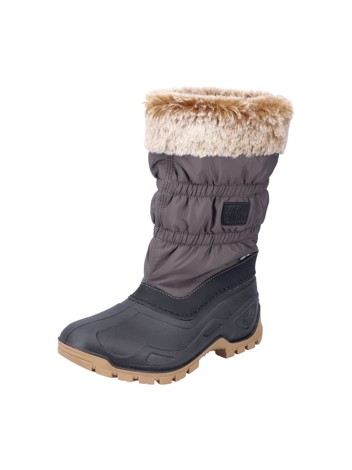 Winterstiefel in Schwarz