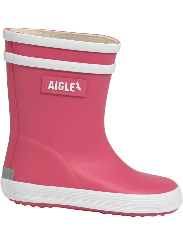 Kinderstiefel Baby-Flac 2 in pink/weiß