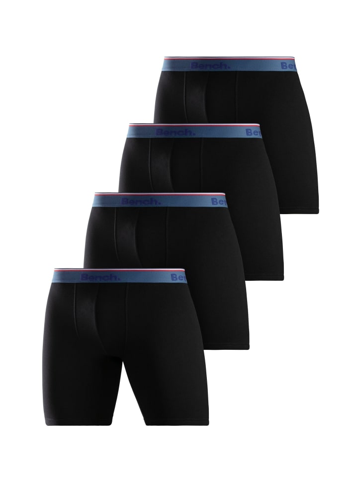 Langer Boxer in schwarz