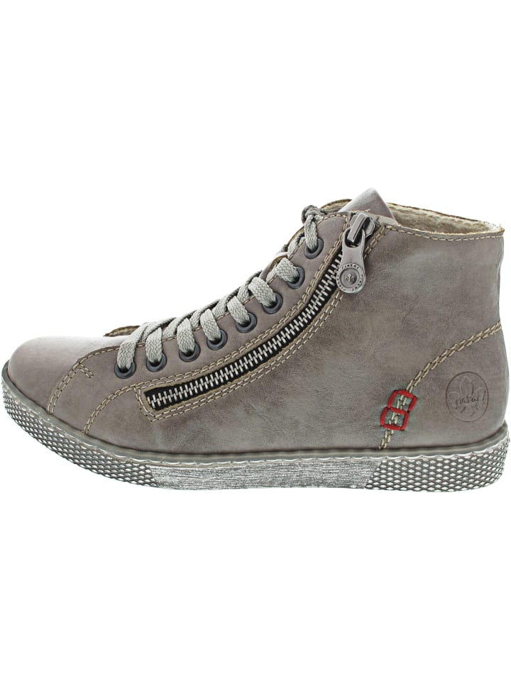 Schnürstiefel Grau