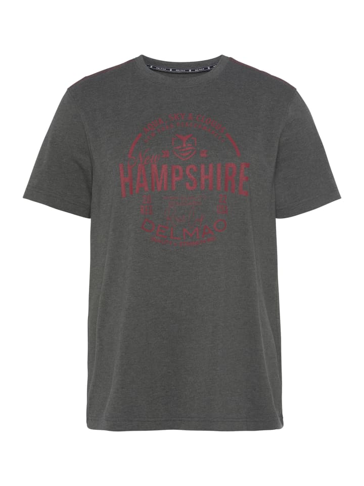 T-Shirt in anthrazit melange