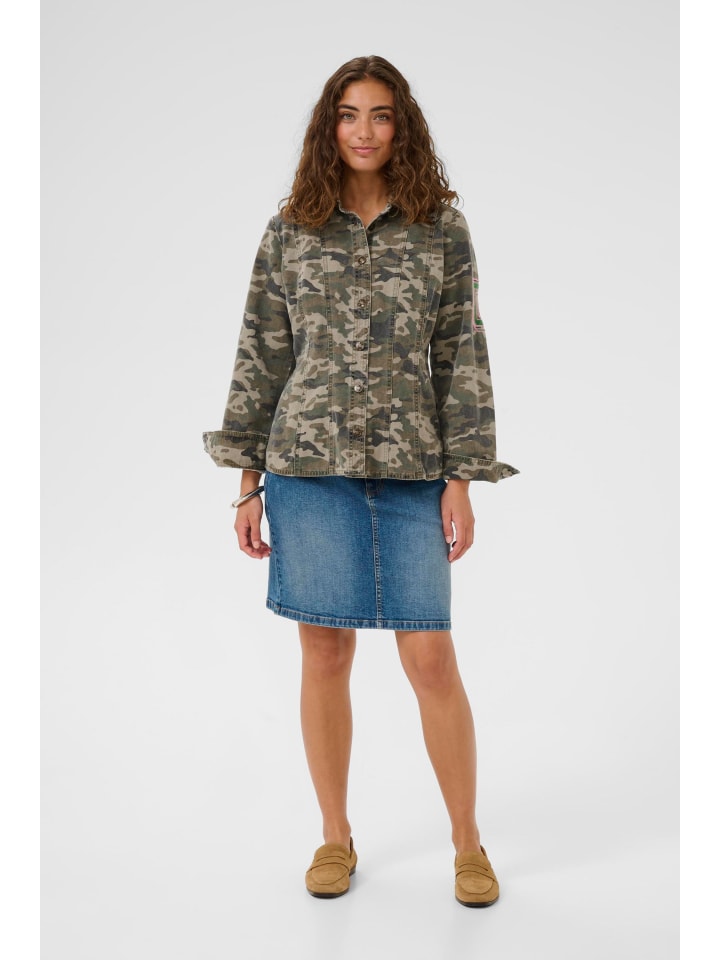 Langarm - Hemd CUcamilja Feminine in Camouflage