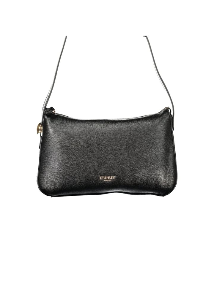 Schwarz Damen Tasche aus Polyurethan