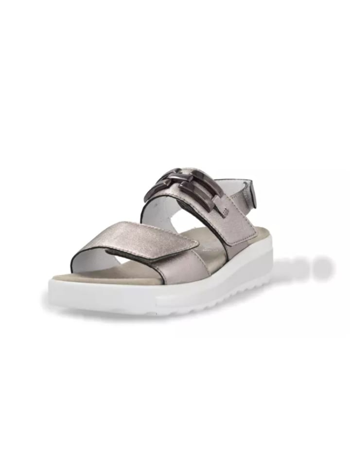Komfort Sandalen für Damen in silber