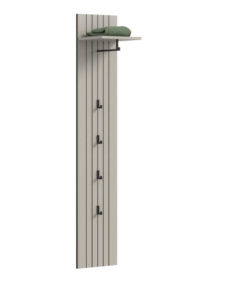 Wandgarderobe Station Kaschmir 31 x 27 cm