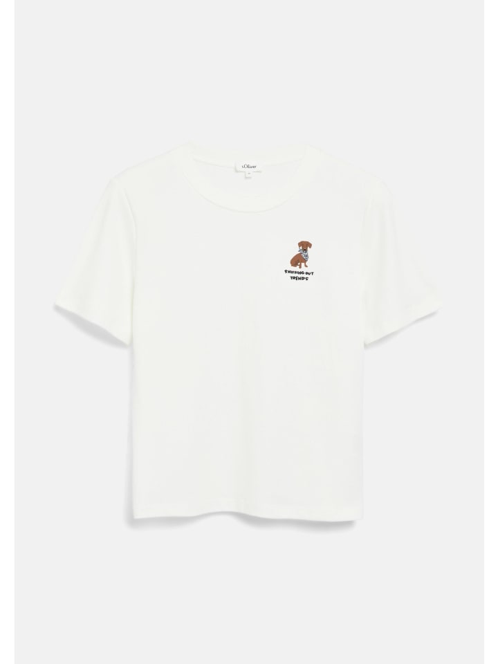 T-Shirt in 02D0_creme