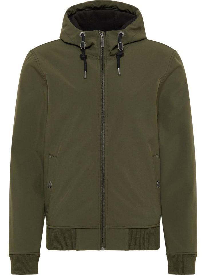 Herren Softshellblouson in Dunkeloliv