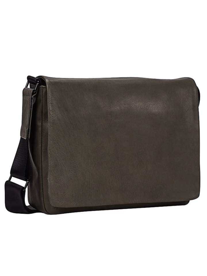 Den Haag Messenger Leder 31 cm oliv