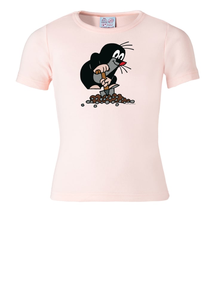 T-Shirt Der kleine Maulwurf in rosa