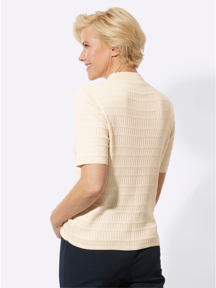 Pullover in champagner