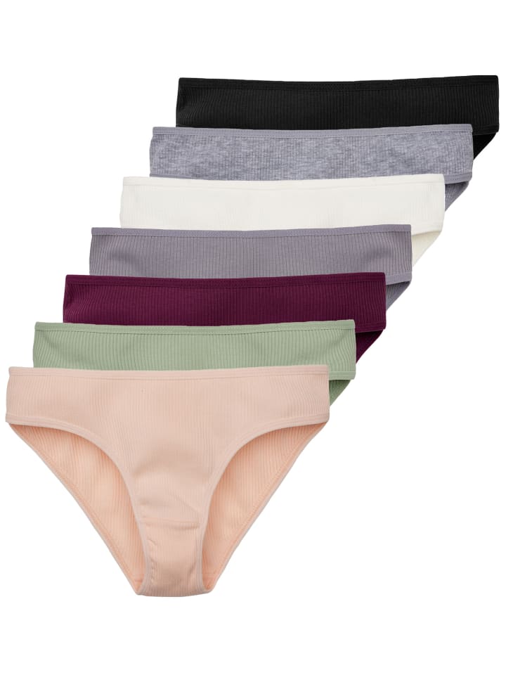 Slip 7er Pack "F901" in Mix Farben