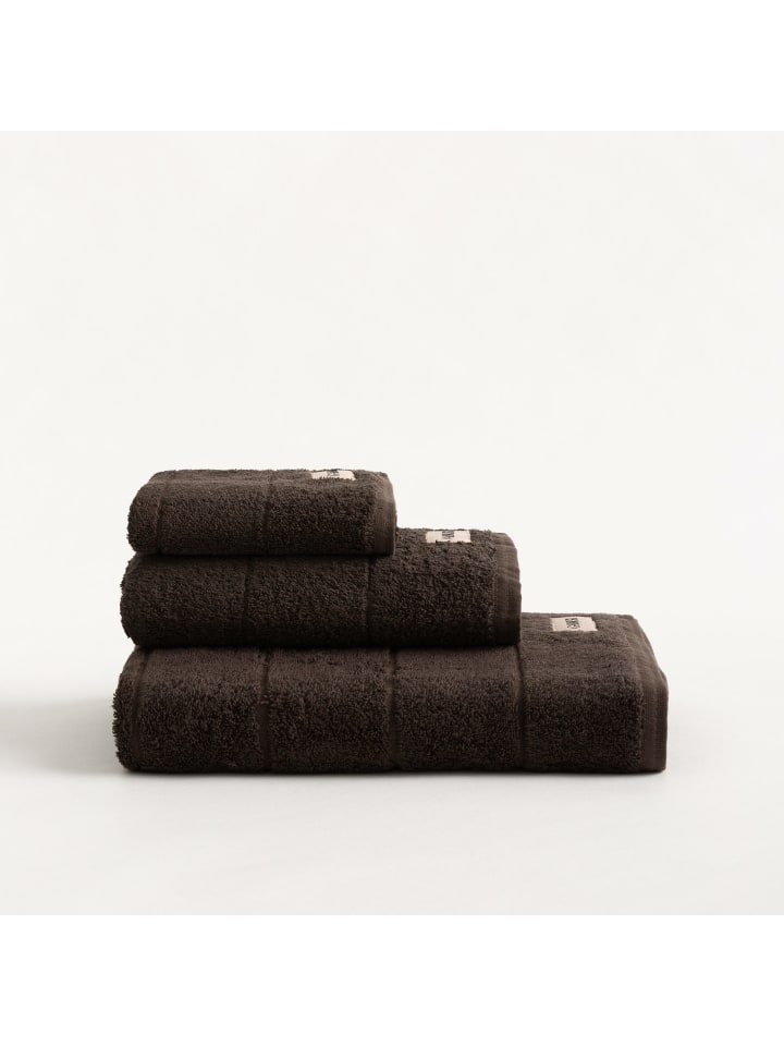 Handtuchset "Terry" in Schwarz