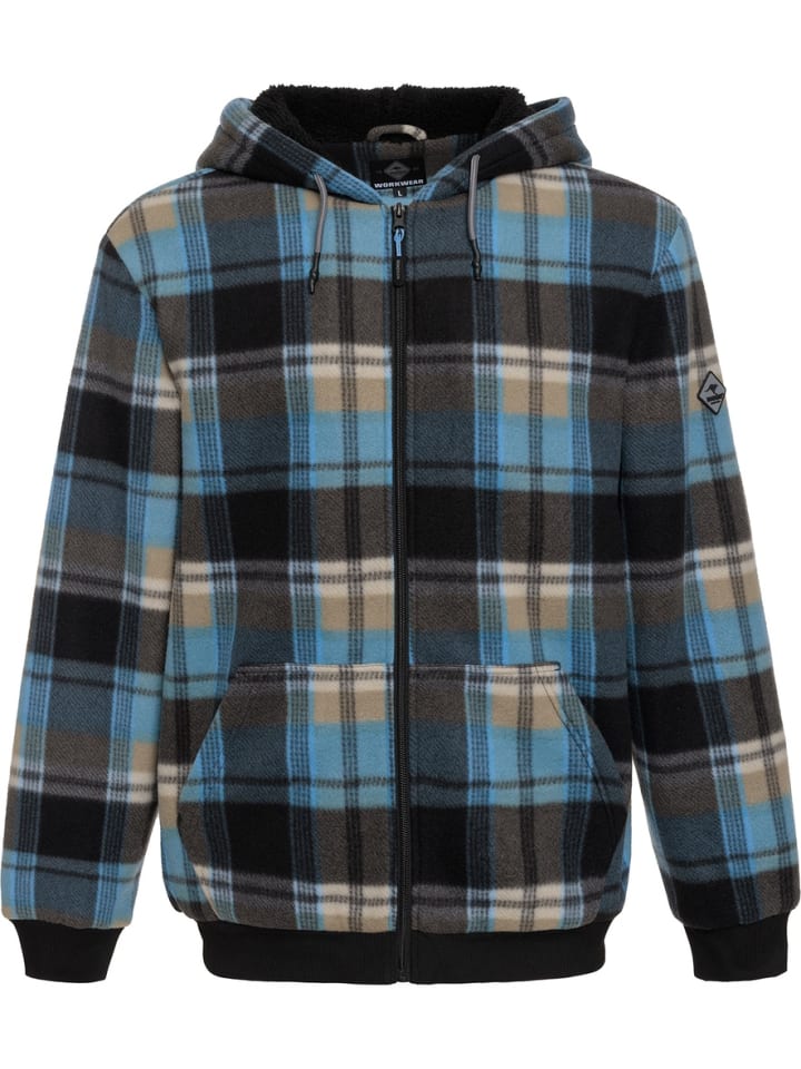 Fleecejacke/Fleecepullover "Fleece Jacke mit Kapuze" in Schwarz