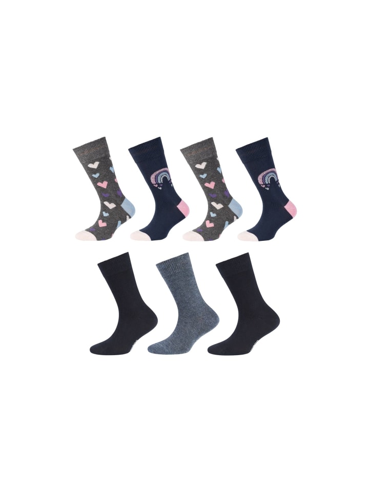Socken 7er Pack dark grey melange