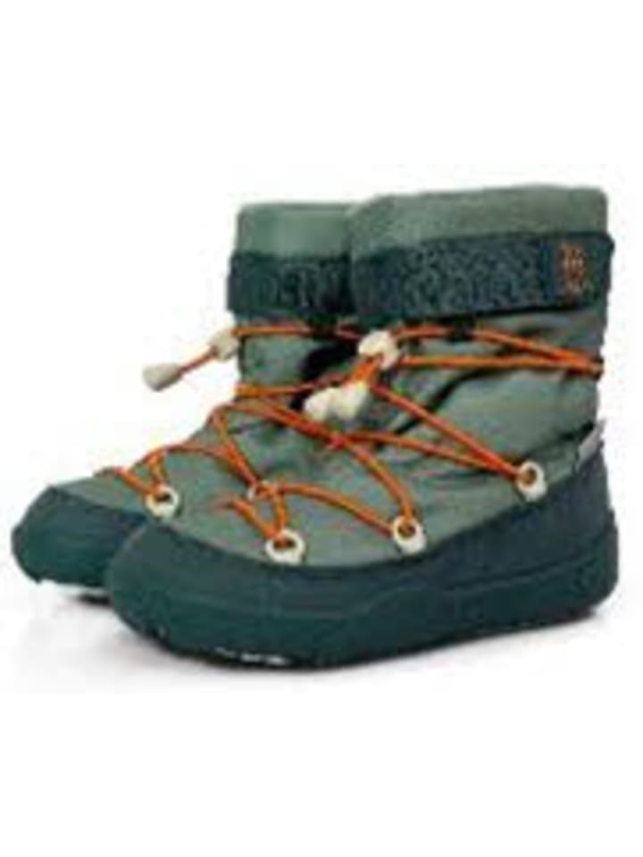 Stiefel Kinder Winterstiefel Vegan Snowy Hase in Grün