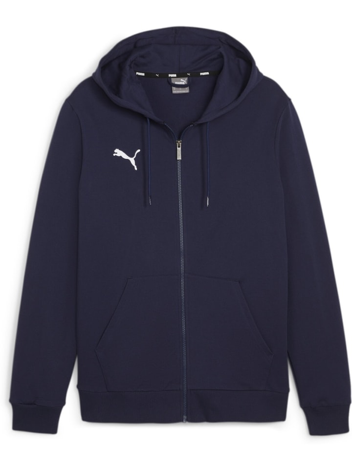 Hoodie "TeamGoal CasuaLongsleeve Hooded Jacket Jr" in Blau