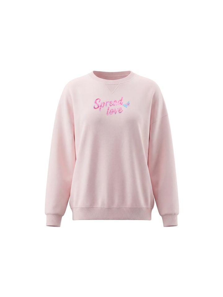 Women Sweatshirt in Light Rose
