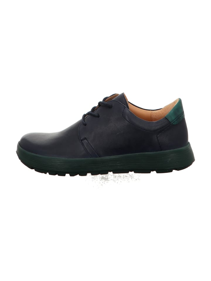 Komfort Schnürschuhe in Blau