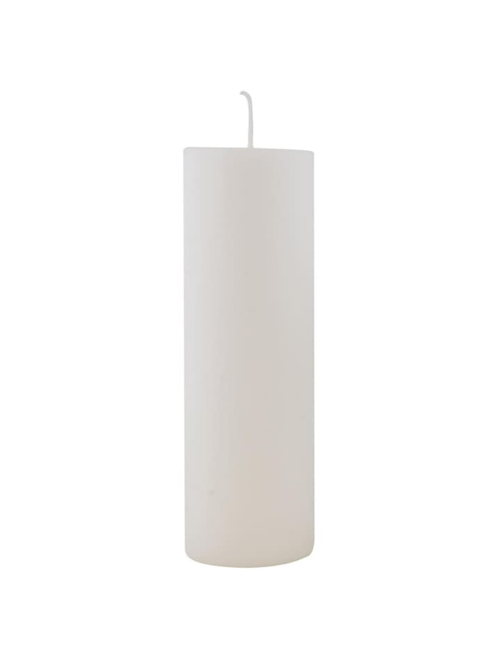 Stumpenkerze 20cm in weiss