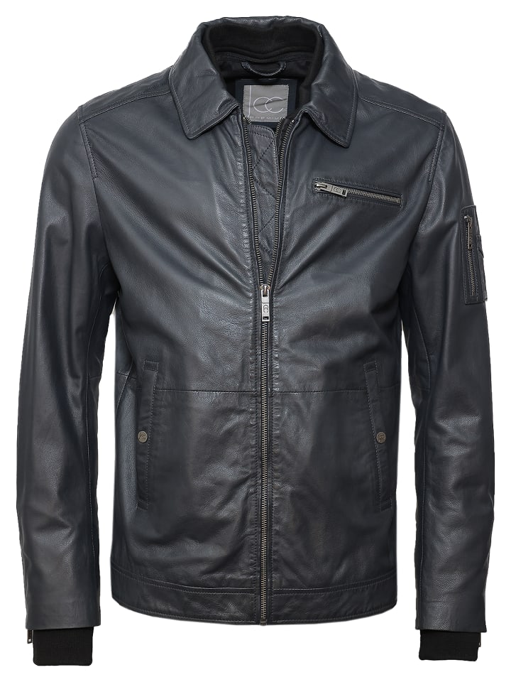 Lederjacke 31023633 in navy